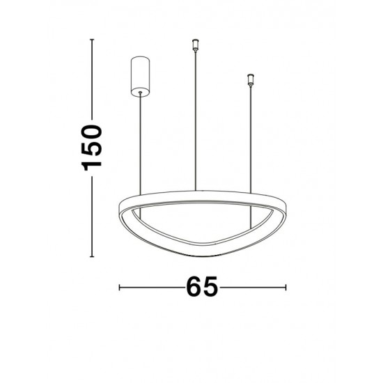 Suspensie ESTEVA Nova Luce Modern, Led, 9053553, Grecia