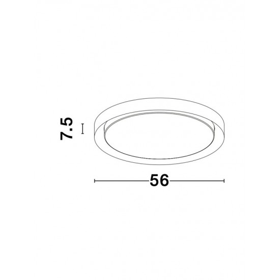 Plafoniera Tehnica TROY Nova Luce Modern, Led, 9053593, Grecia