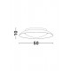 Plafoniera ZANO Nova Luce Modern, Led, 9053821, Grecia