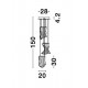 Suspensie SIDERNO Nova Luce Modern, Led, 9054441, Grecia