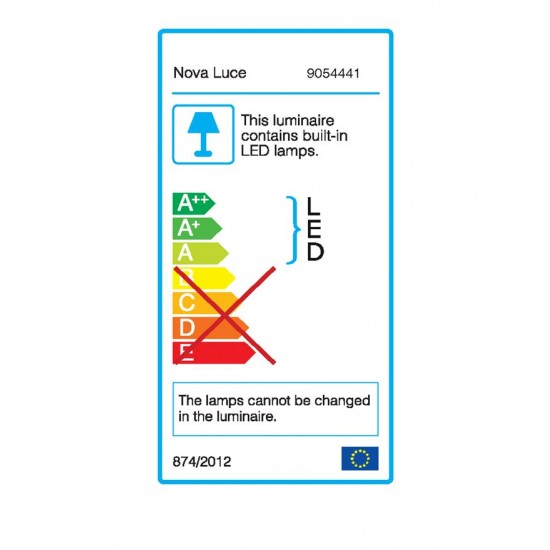 Suspensie SIDERNO Nova Luce Modern, Led, 9054441, Grecia