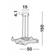 Suspensie SIDERNO Nova Luce Modern, Led, 9054501, Grecia