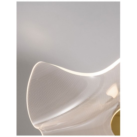 Plafoniera SIDERNO Nova Luce Modern, Led, 9054502, Grecia