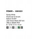 Aplica Tehnica PENOR Nova Luce Modern, Led, 9081221, Grecia
