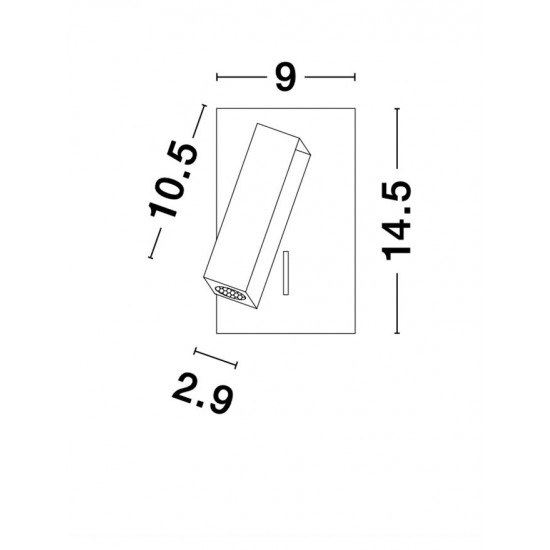 Aplica Tehnica DONA Nova Luce Modern, Led, 9081351, Grecia