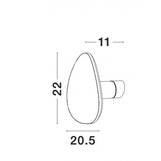 Aplica Tehnica CRONUS Nova Luce Modern, Led, 9084081, Grecia