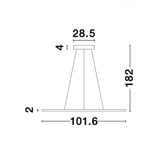 Suspensie ODERICK Nova Luce Modern, Led, 9100145, Grecia