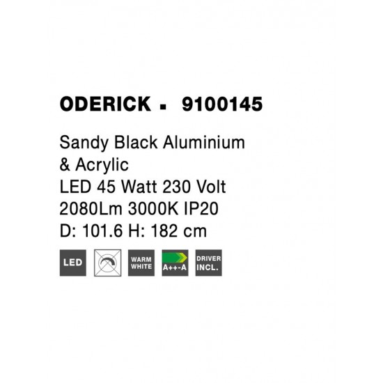 Suspensie ODERICK Nova Luce Modern, Led, 9100145, Grecia