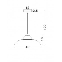 Pendul VICTORIA Nova Luce Modern, E27, 9104261, Grecia