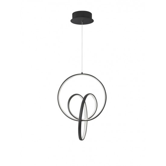Suspensie RINGS Nova Luce Modern, Led, 9104311, Grecia