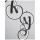Suspensie RINGS Nova Luce Modern, Led, 9104351, Grecia