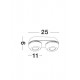 Plafoniera Tehnica GON Nova Luce Modern, Led, 9105102, Grecia