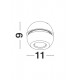 Plafoniera Tehnica GON Nova Luce Modern, Led, 9105201, Grecia