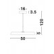 Suspensie VETRO Nova Luce Modern, Led, 910621, Grecia