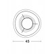 Plafoniera CIA Nova Luce Modern, Led, 9106241, Grecia