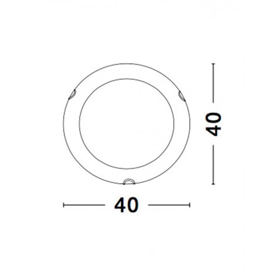 Plafoniera BENITO Nova Luce Modern, E27, 9112042, Grecia