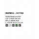 Lampa Backlight MARNELL Nova Luce Modern, Led, 9117302, Grecia