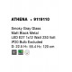 Pendul ATHENA Nova Luce Modern, E27, 9119110, Grecia