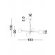 Suspensie VITRA Nova Luce Modern, G9, 9143304, Grecia