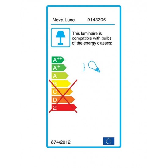 Suspensie VITRA Nova Luce Modern, G9, 9143306, Grecia