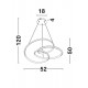 Suspensie MENTON Nova Luce Modern, Led, 9147112, Grecia