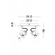 Lustra Spot SALVA Nova Luce Modern, GU10, 9155102, Grecia