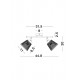 Plafoniera SION Nova Luce Modern, E14, 9155422, Grecia