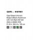 Pendul CAYO Nova Luce Modern, Led, 9157901, Grecia