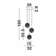 Suspensie MIRANO Nova Luce Modern, G9, 9160212, Grecia