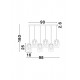 Suspensie GRANI Nova Luce Modern, 9160286, Grecia