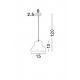 Pendul ALANZO Nova Luce Modern, E27, 91606401, Grecia