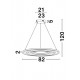 Suspensie GALAXY Nova Luce Modern, Led, 9180303, Grecia