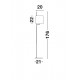 Lampadar YAMA Nova Luce Modern, E27, 9180522, Grecia