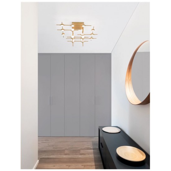 Lustra Plafon ATOMO Nova Luce Modern, Led, 9180618, Grecia