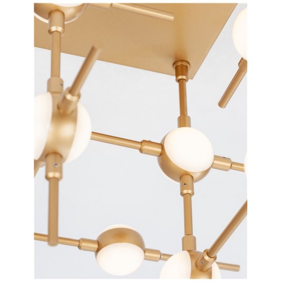 Lustra Plafon ATOMO Nova Luce Modern, Led, 9180618, Grecia