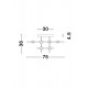 Lustra Plafon ATOMO Nova Luce Modern, Led, 9180618, Grecia