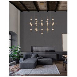 Candelabru ATOMO Nova Luce Modern, Led, 9180630, Grecia