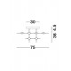 Lustra Plafon ATOMO Nova Luce Modern, Led, 9180636, Grecia