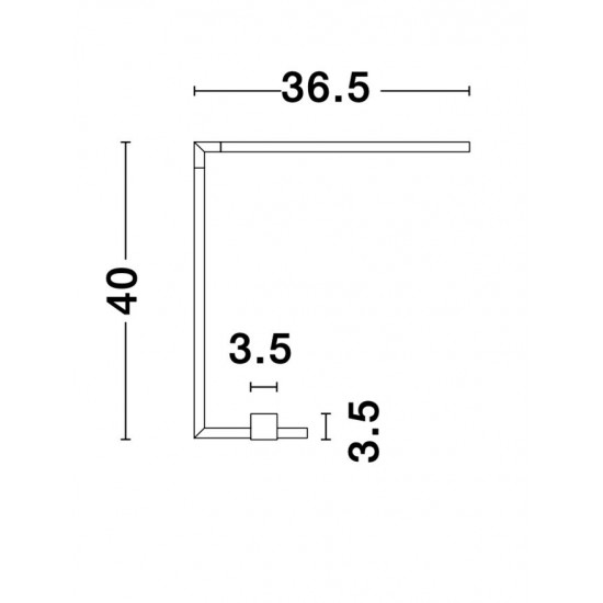 Veioza RACCIO Nova Luce Modern, Led, 9180725, Grecia