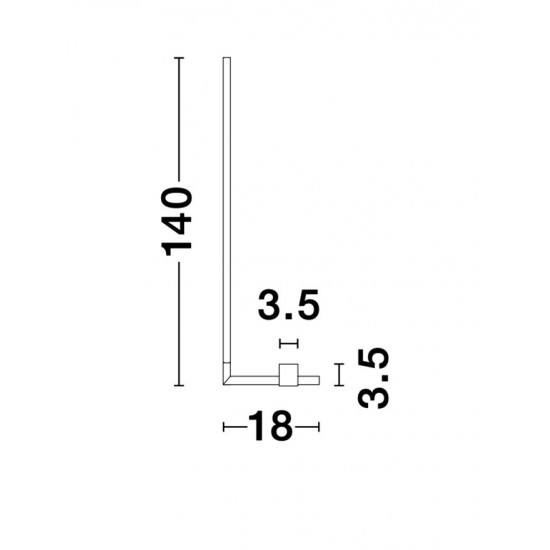 Lampadar RACCIO Nova Luce Modern, Led, 9180726, Grecia