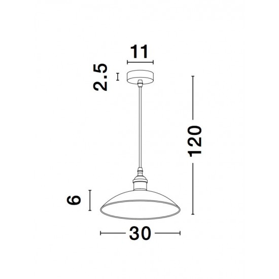 Pendul SANGRO Nova Luce Modern, E27, 9181300, Grecia