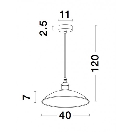 Pendul SANGRO Nova Luce Modern, E27, 9181400, Grecia
