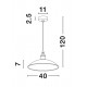 Pendul SANGRO Nova Luce Modern, E27, 9181400, Grecia