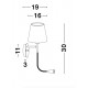 Aplica de Citit NIA Nova Luce Modern, E14/Led, 9182372, Grecia