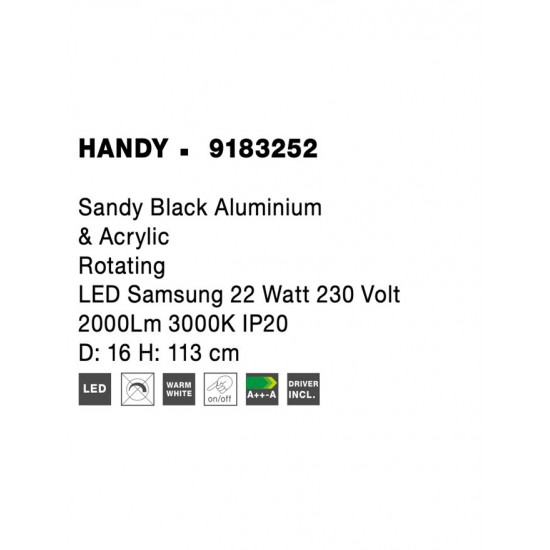 Pendul Tehnic HANDY Nova Luce Modern, Led, 9183252, Grecia