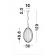Pendul HECTOR Nova Luce Modern, E27, 9190031, Grecia
