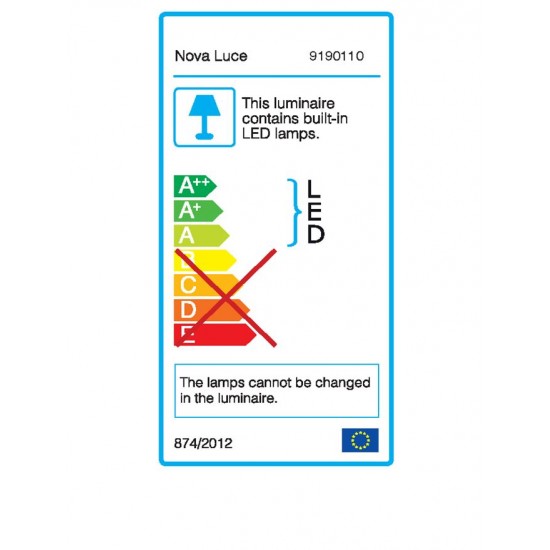Suspensie Tehnica LUCCELO Nova Luce Modern, Led, 9190110, Grecia
