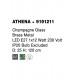 Pendul ATHENA Nova Luce Modern, E27, 9191211, Grecia