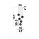 Suspensie MIRANO Nova Luce Modern, G9, 9260212, Grecia