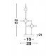 Veioza ATOMO Nova Luce Modern, Led, 9280674, Grecia